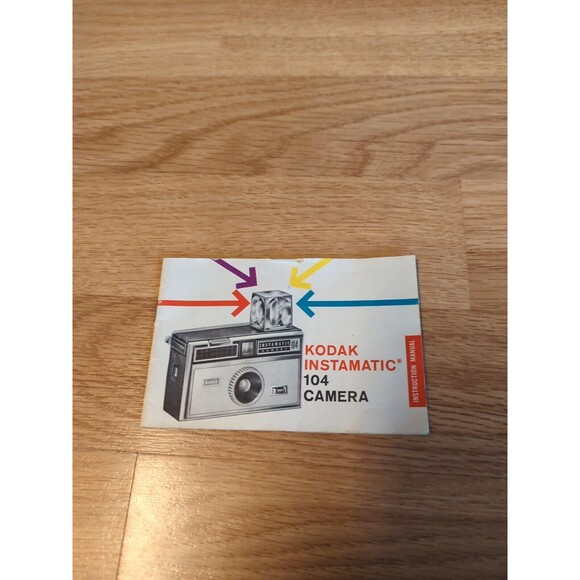 Kodak Instamatic 104 Genuine Original User Instruction Manual Booklet Vintage - Picture 2 of 6